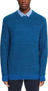 edc by ESPRIT Zweifarbiger Strickpullover