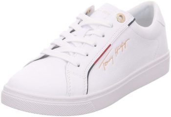 Tommy Hilfiger Damen Cupsole Sneaker Tommy Signature Schuhe
